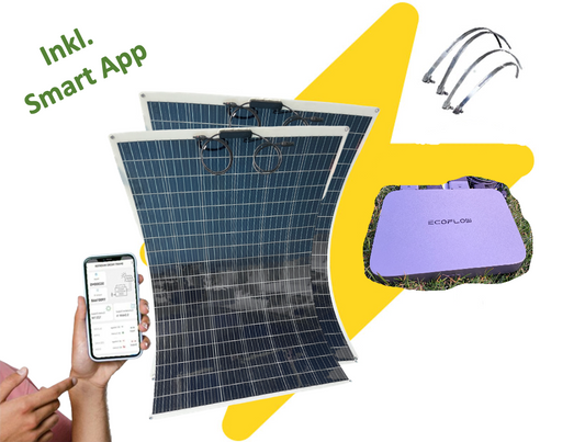 Solar-Balkon Komplett Set 600W